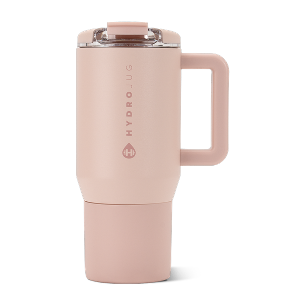 Vaso de café HydroJug Café Viajero 20oz color rosa polvo Dusty Rose