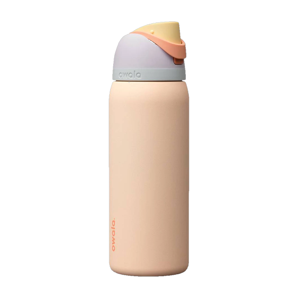 Termo Owala FreeSip 32oz Sandy Shores color arena con sorbete