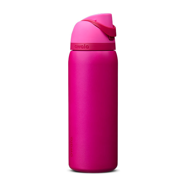 Termo Owala FreeSip 32oz color fucsia con sorbete