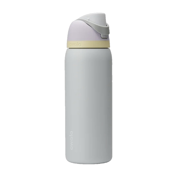 Termo Owala FreeSip 32oz color gris perla con sorbete