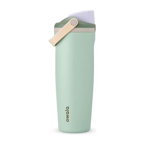 Termo Owala FreeSip Sway 30oz color menta Eucalipto con asa y sorbete