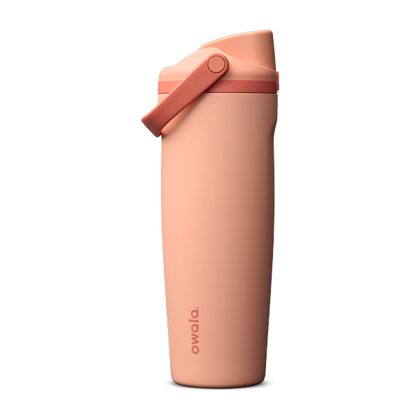Termo Owala FreeSip Sway 30oz color durazno Peach of Mind con asa y sorbete