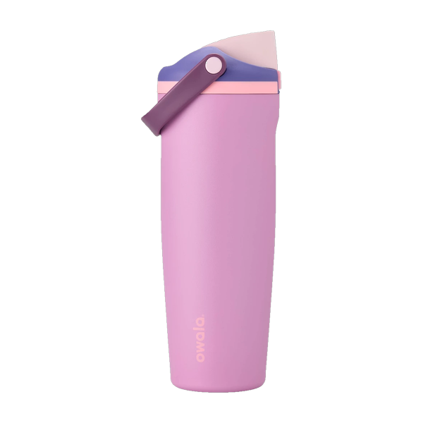 Termo Owala Sway 30oz Pretty in Purple color lila con asa y sorbete